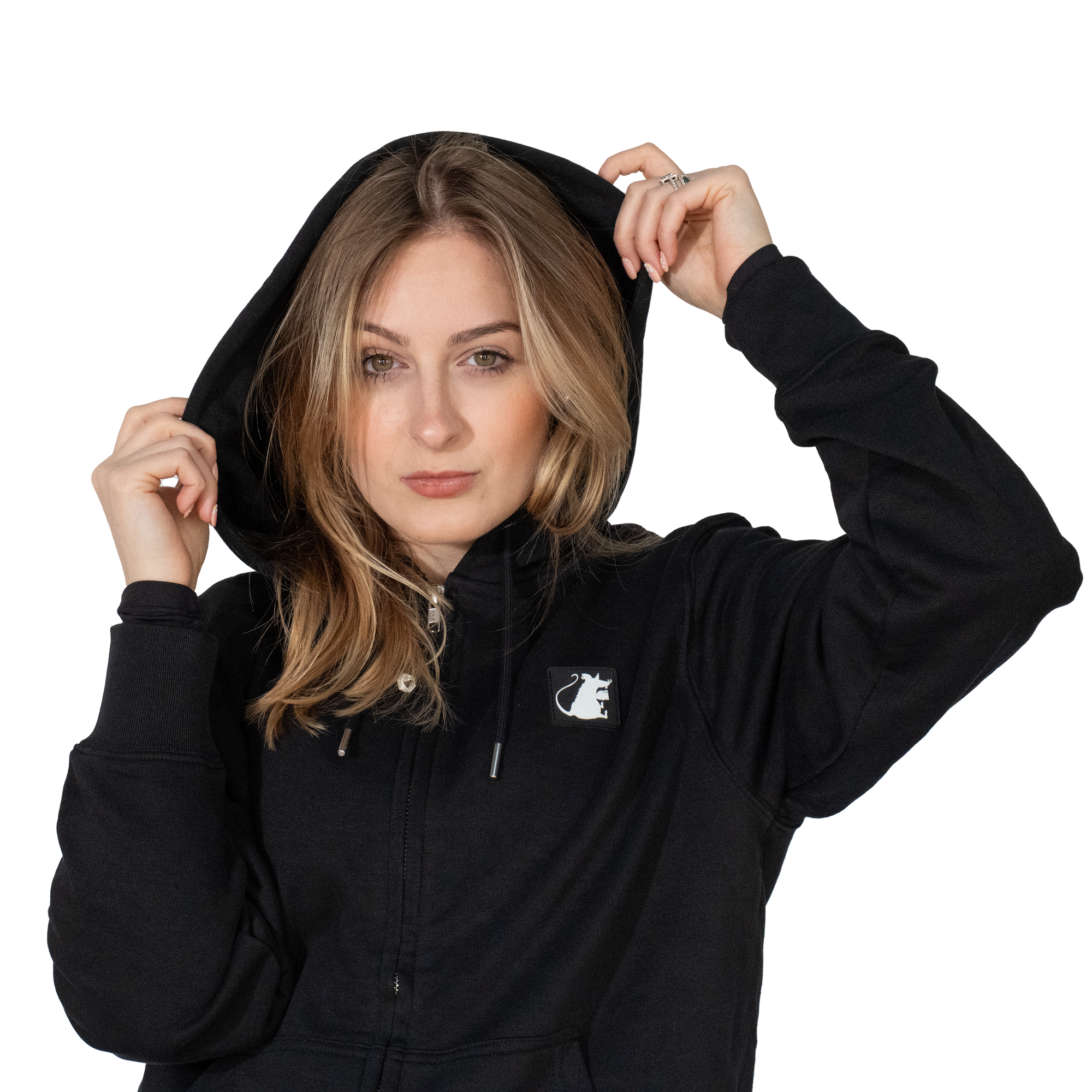 Focus Rat Zipper Hoodie