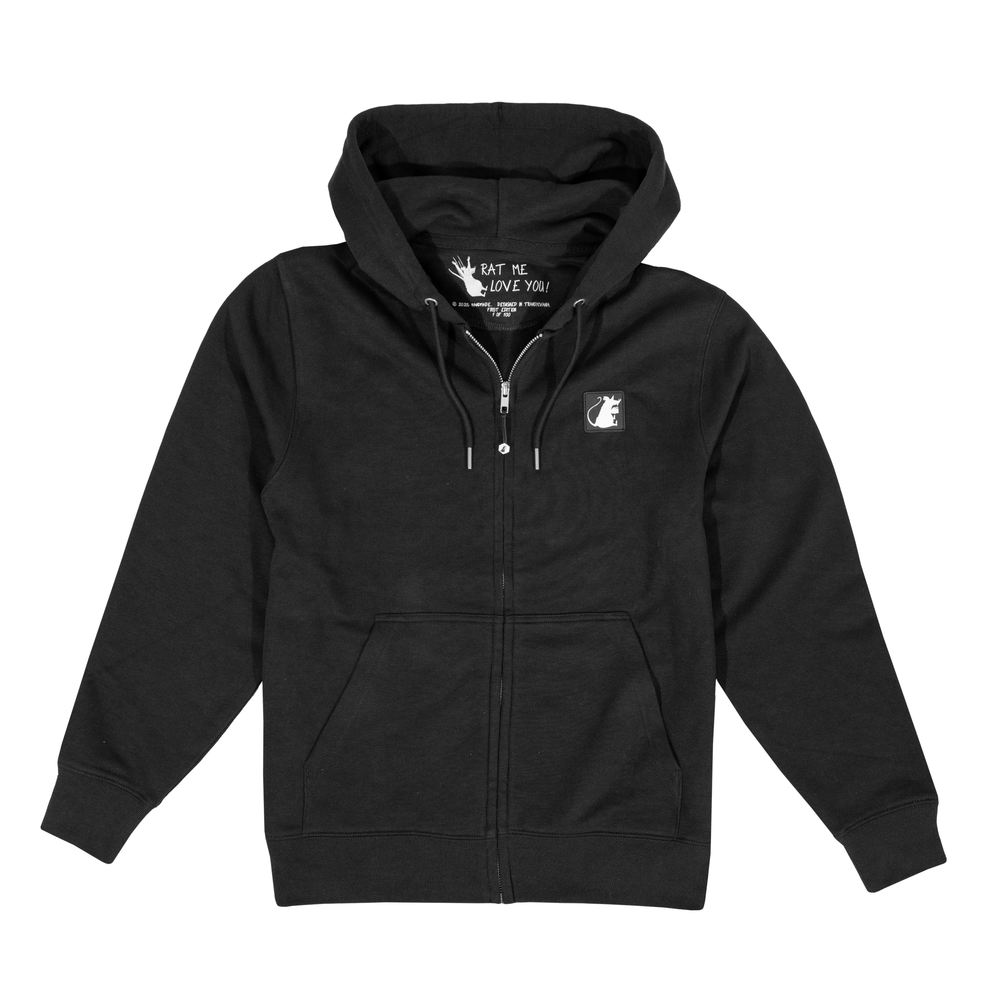 Focus Rat Zipper Hoodie