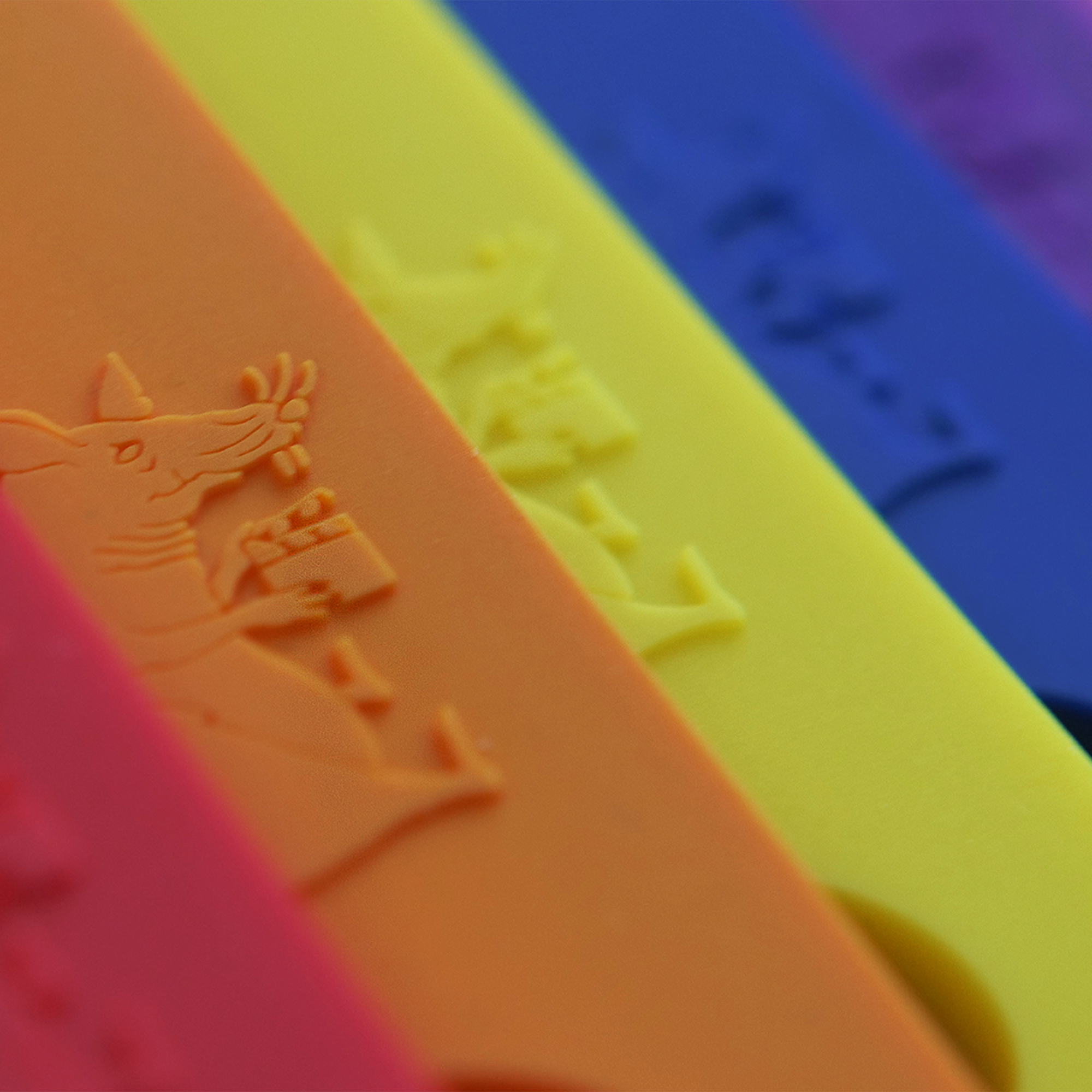 Silicone T  Marker for Actors and Focus Pullers Logo close up