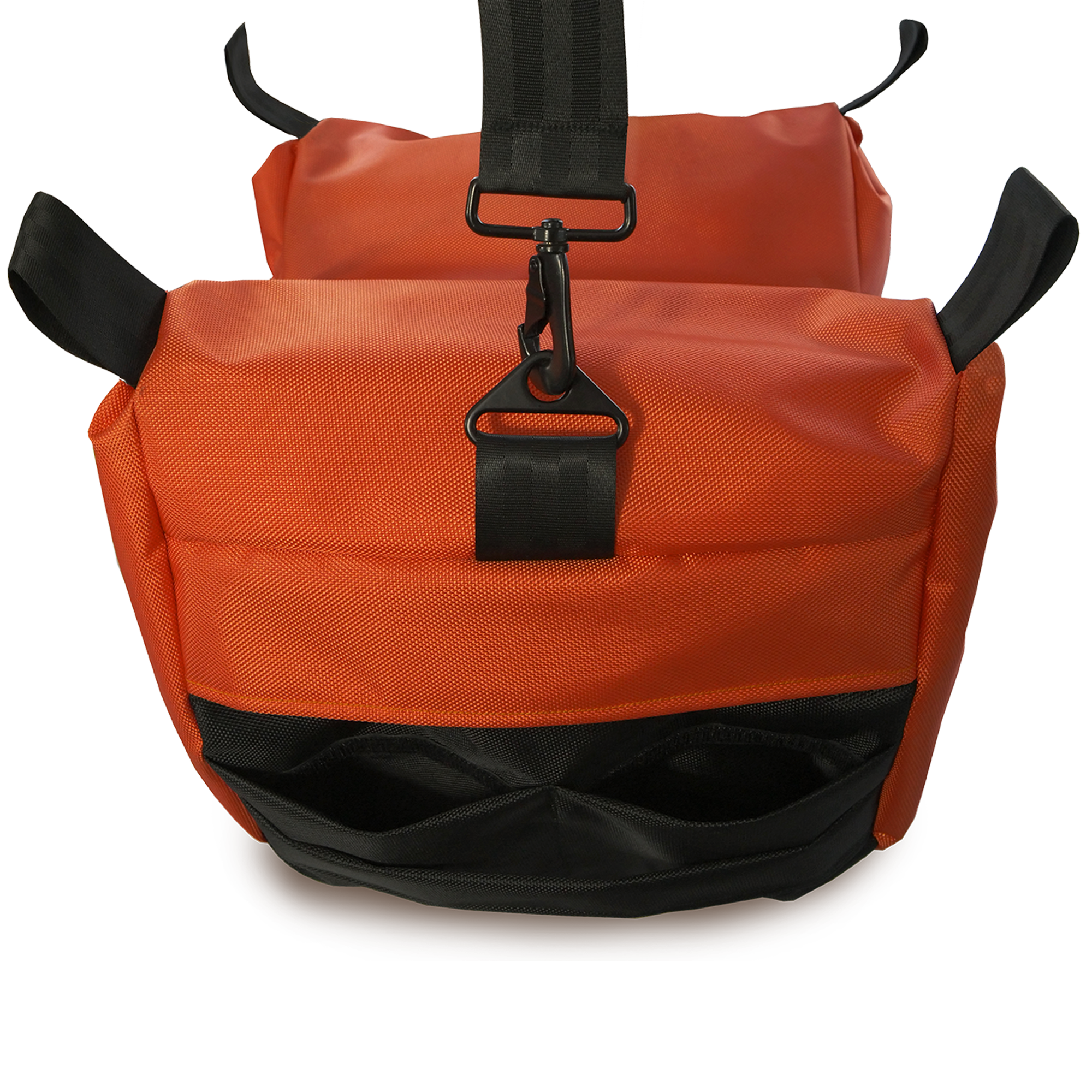 Cine Saddle like Steady Bag Large Burnt Orange color Side