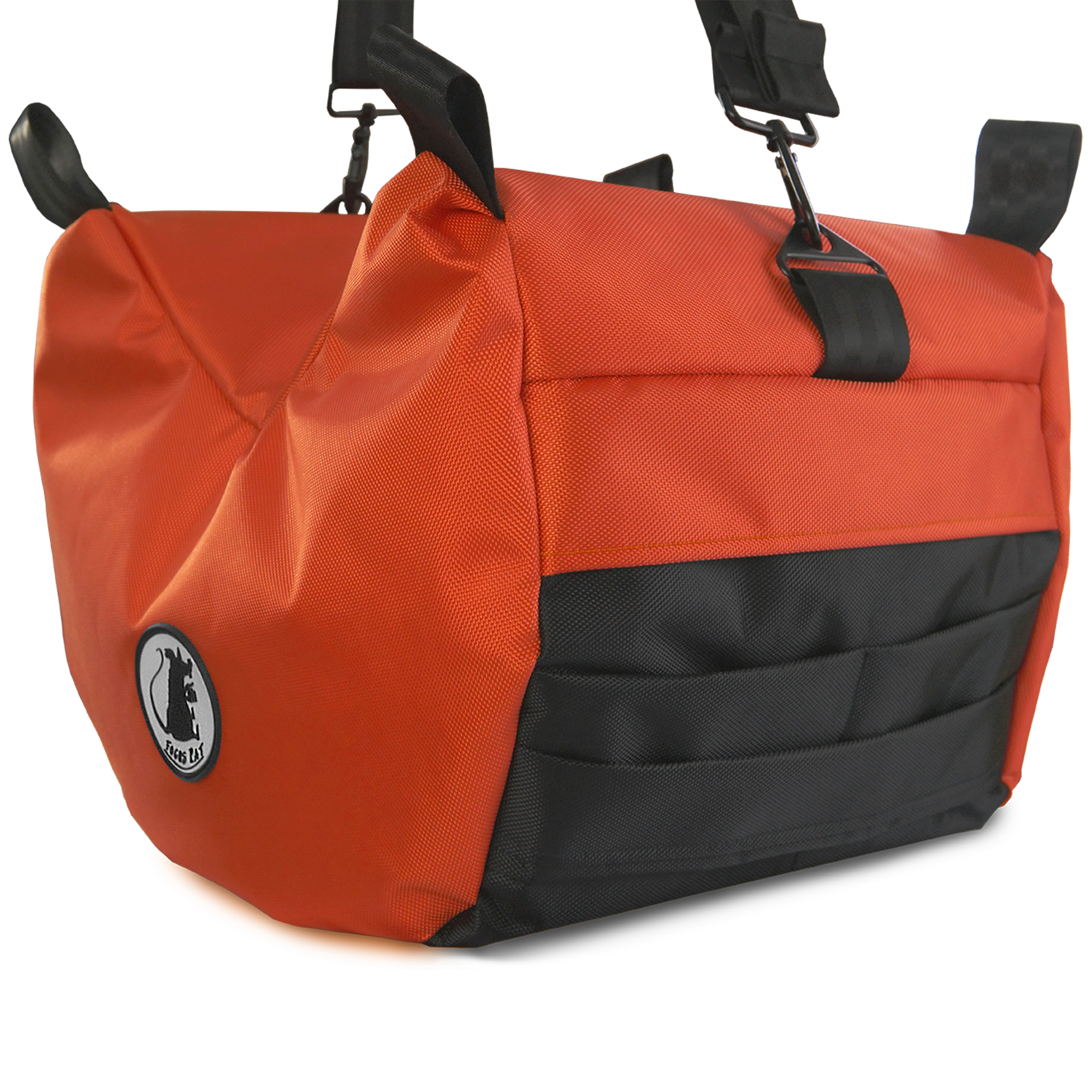 Cine Saddle like Steady Bag Burnt Orange color Side