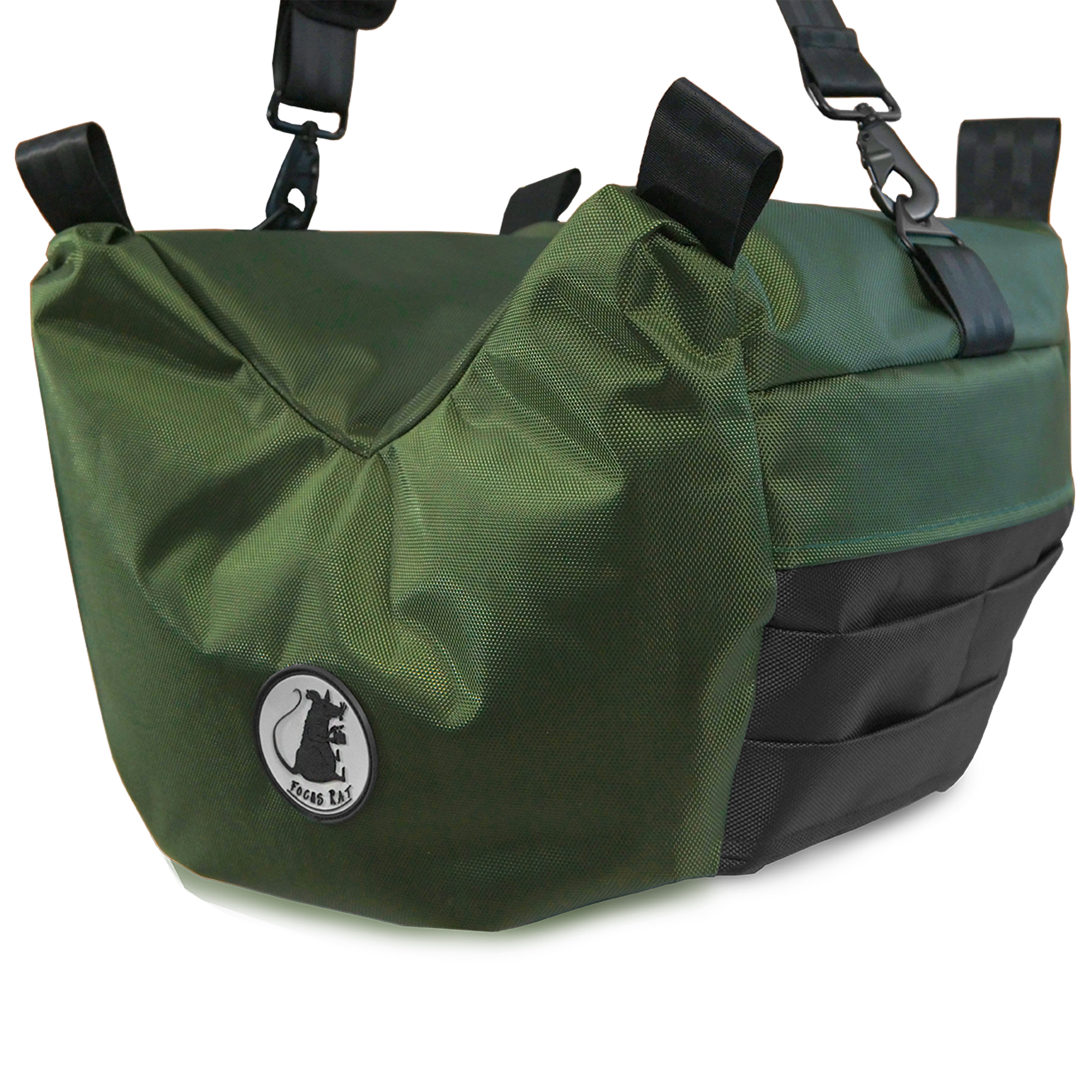 Cine Saddle like Steady Bag Large Navy Green color Part 4