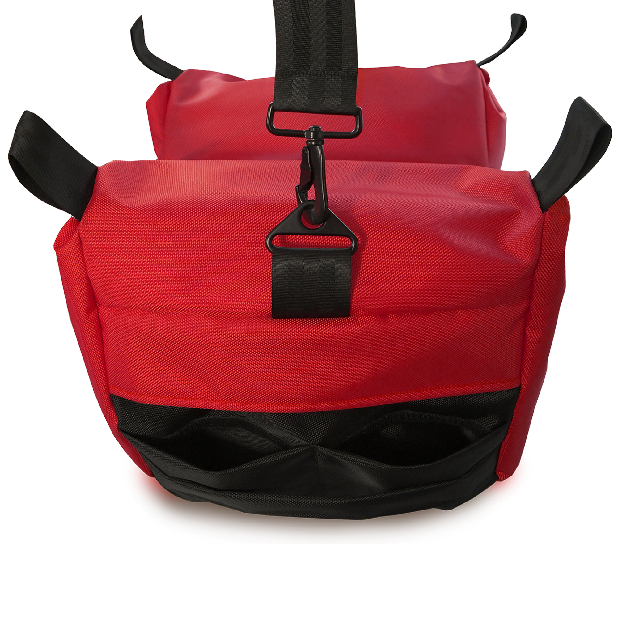 Cine Saddle like Steady Bag Large Ruby Red color 4