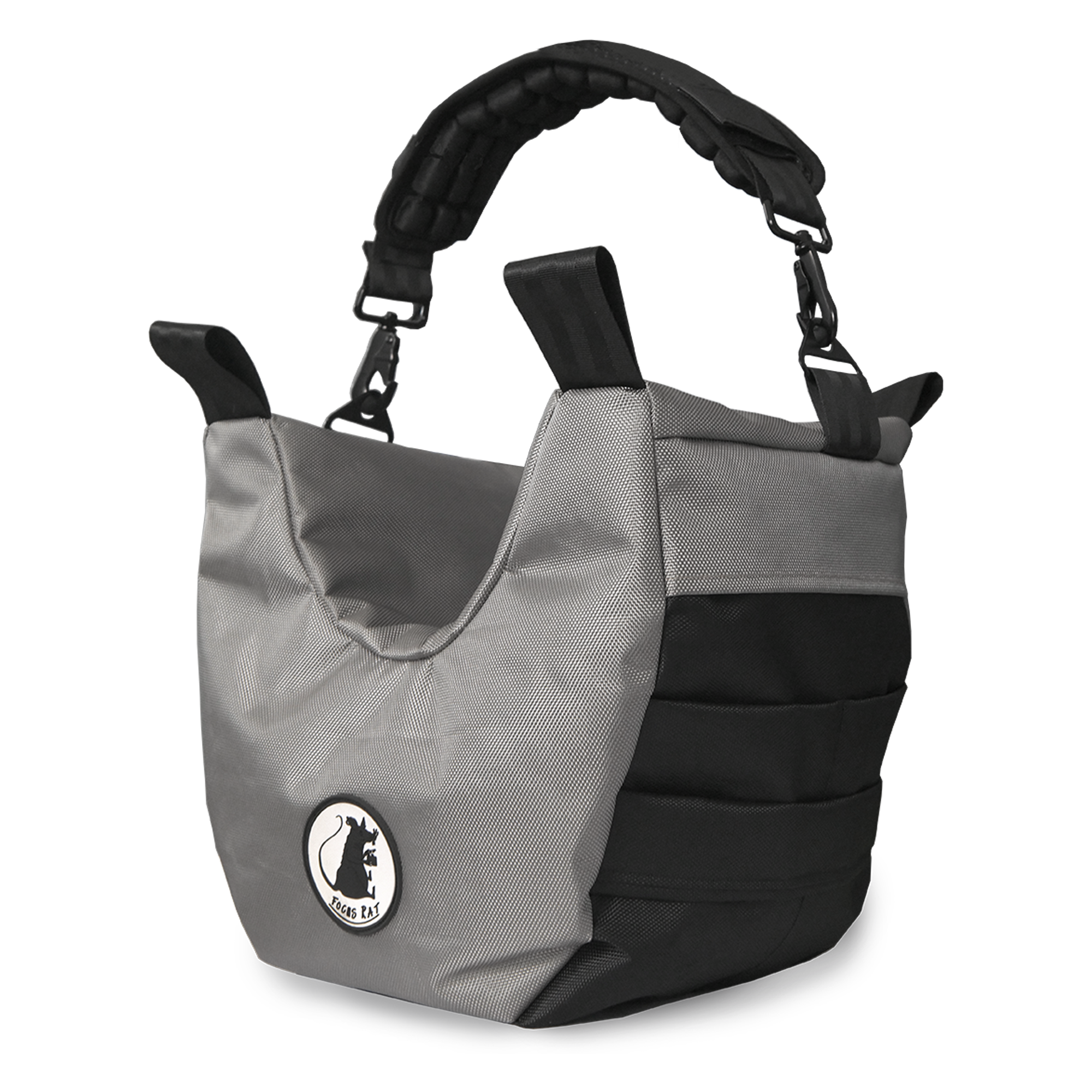 Cine saddle like Steady Bag medium size Platinum Silver colour from left