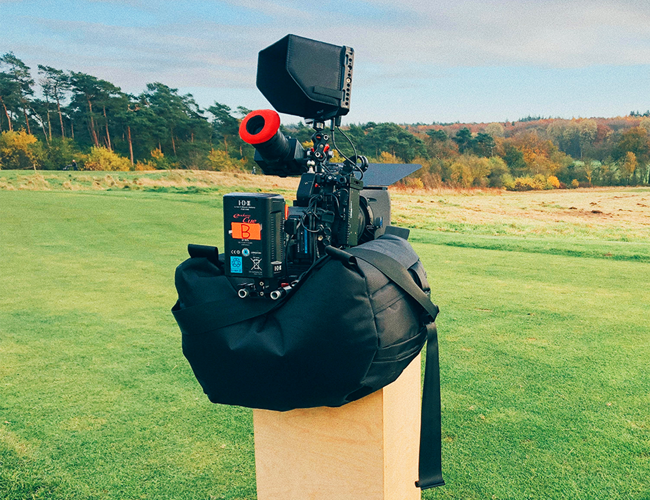 Customizable Professional Steady bag (Steady Saddle) with a Large Bag with a custom setup on top of it