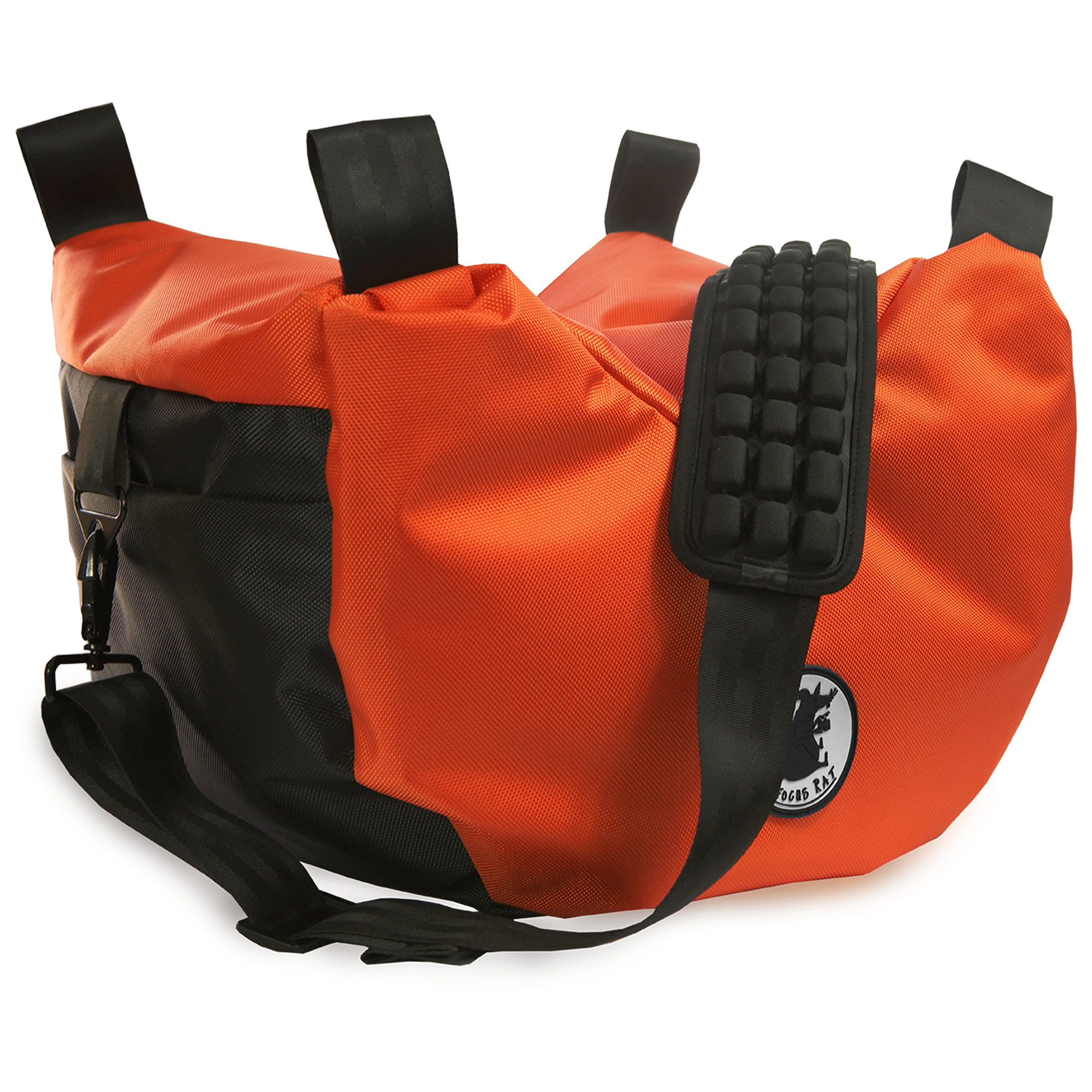 Cine Saddle like Steady Bag Burnt Orange color with Air Compress Shoulder Pad
