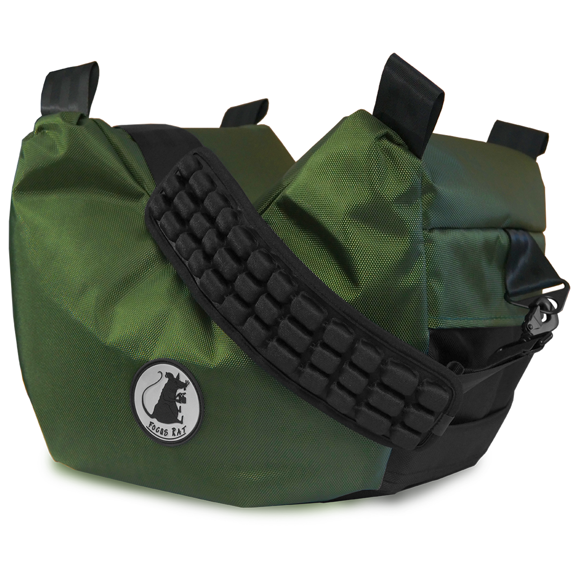 V3 Large Rat Bag Navy Green – FocusRat - Main Image