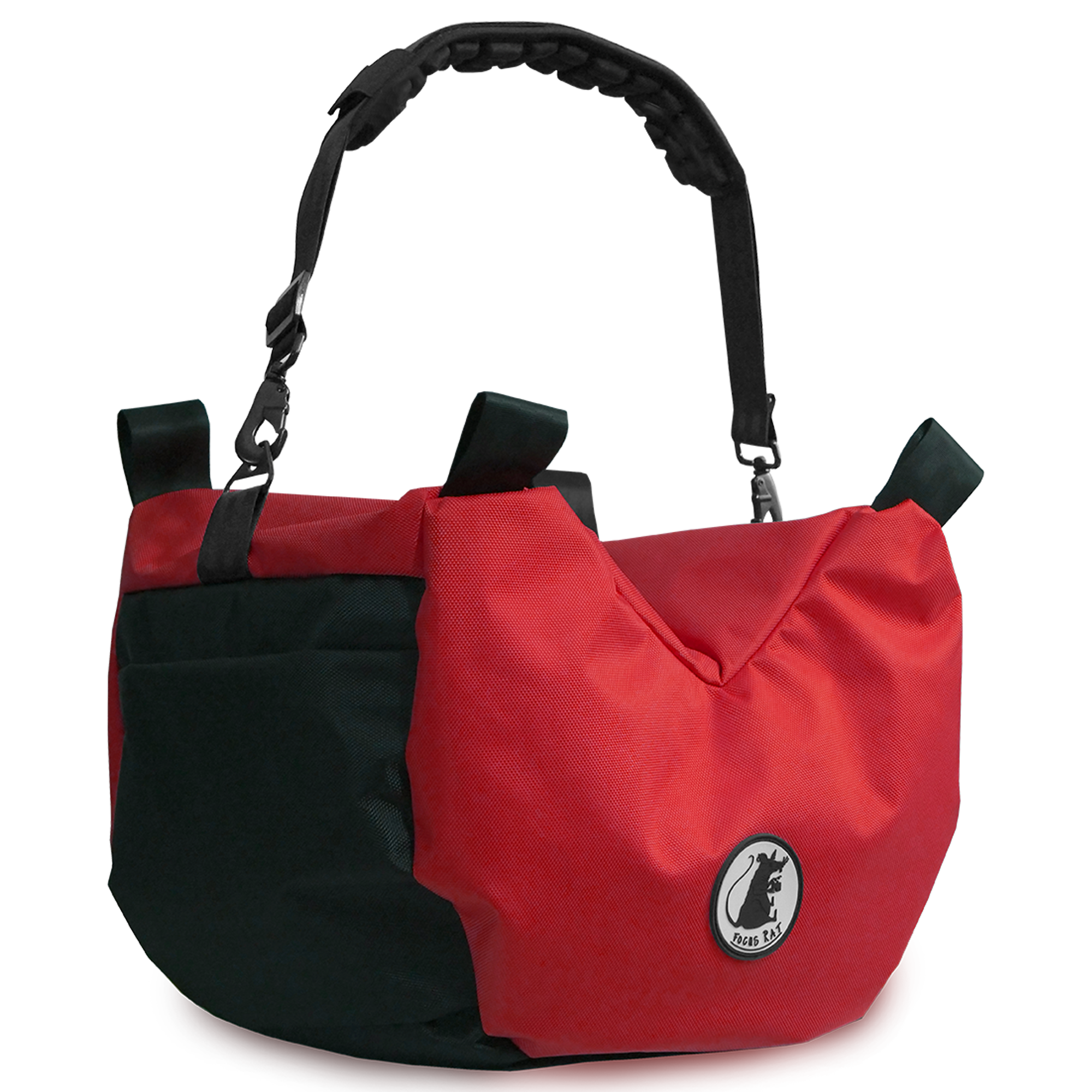 Cine Saddle like Steady Bag Large Ruby Red color