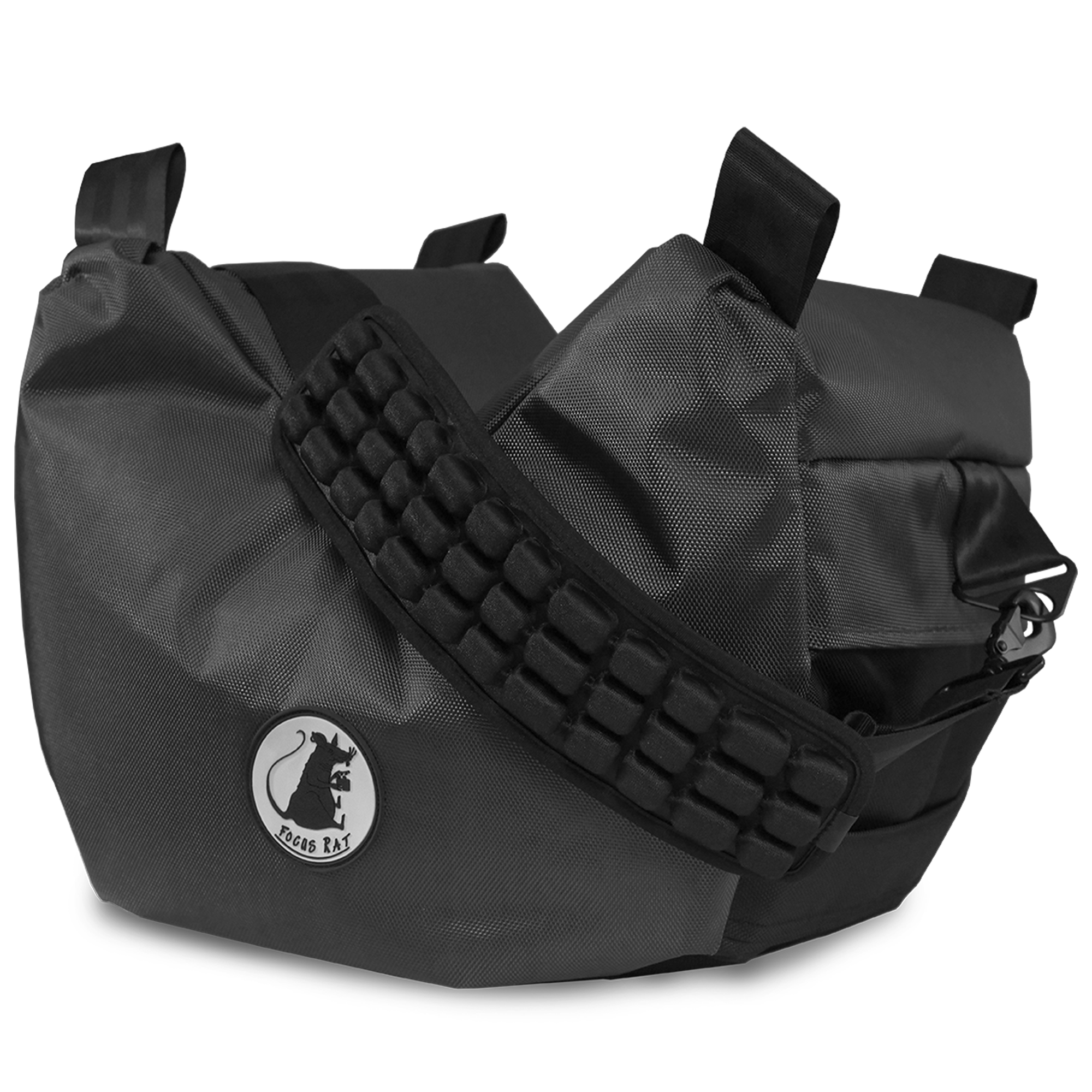 Cine Saddle like Steady Bag Large True Black color Air Compress Shoulder Pad