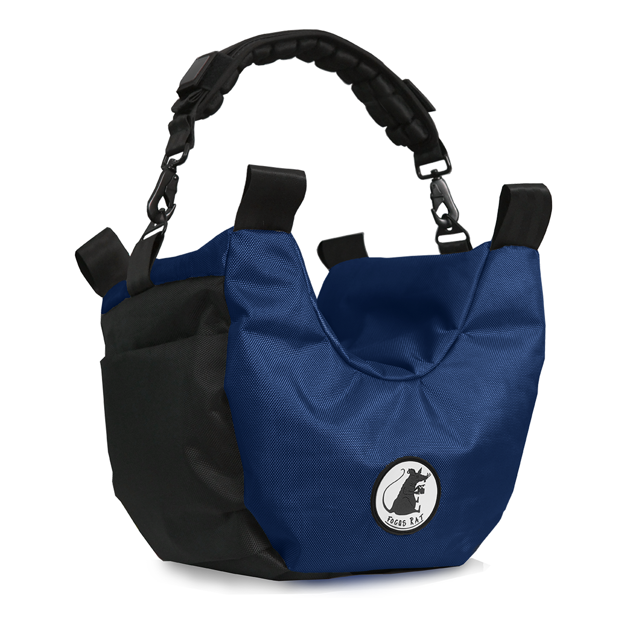 Cine Saddle like Steady Bag Medium Navy Blue color