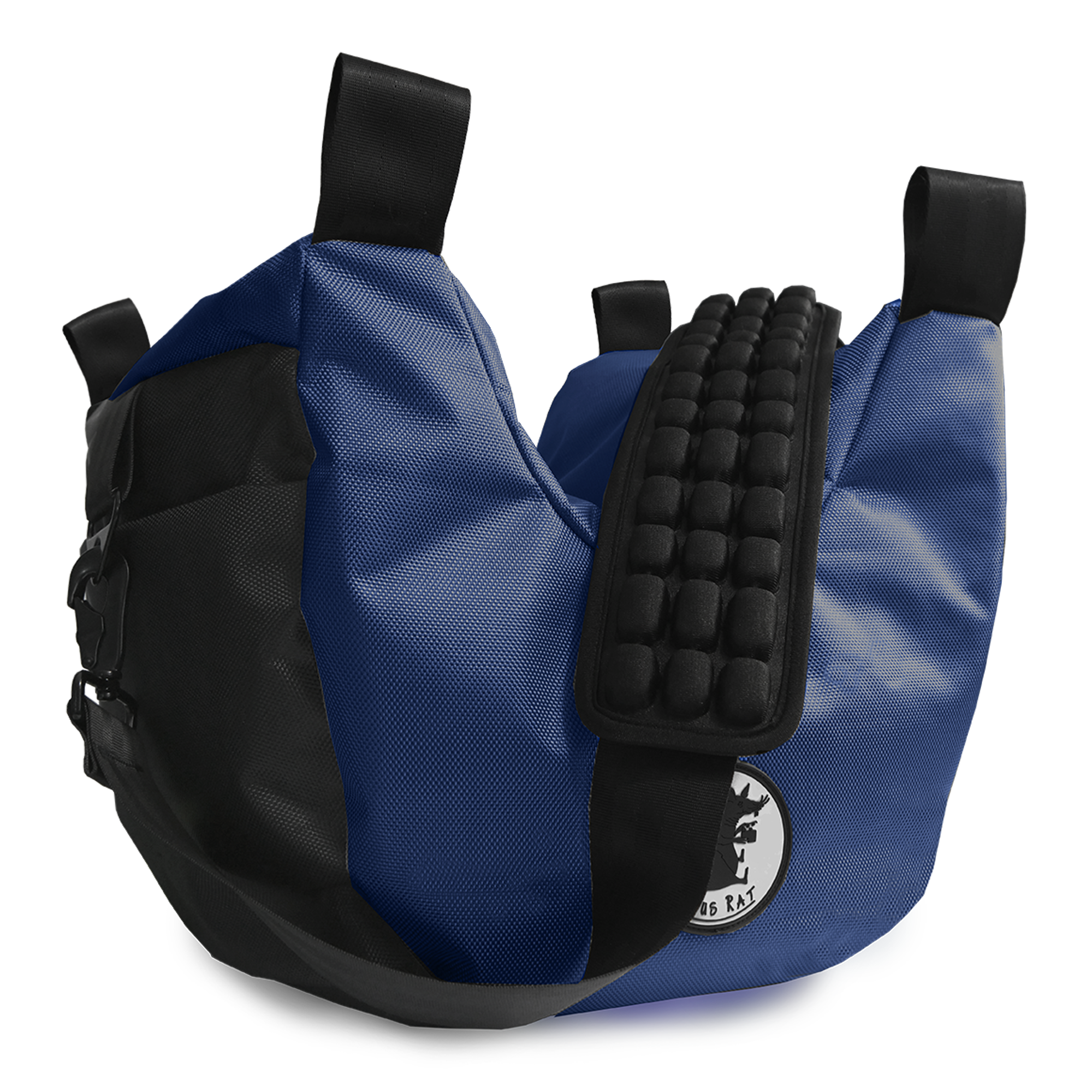 Cine Saddle like Steady Bag Medium Navy Blue color Air Compress Shoulder Pad