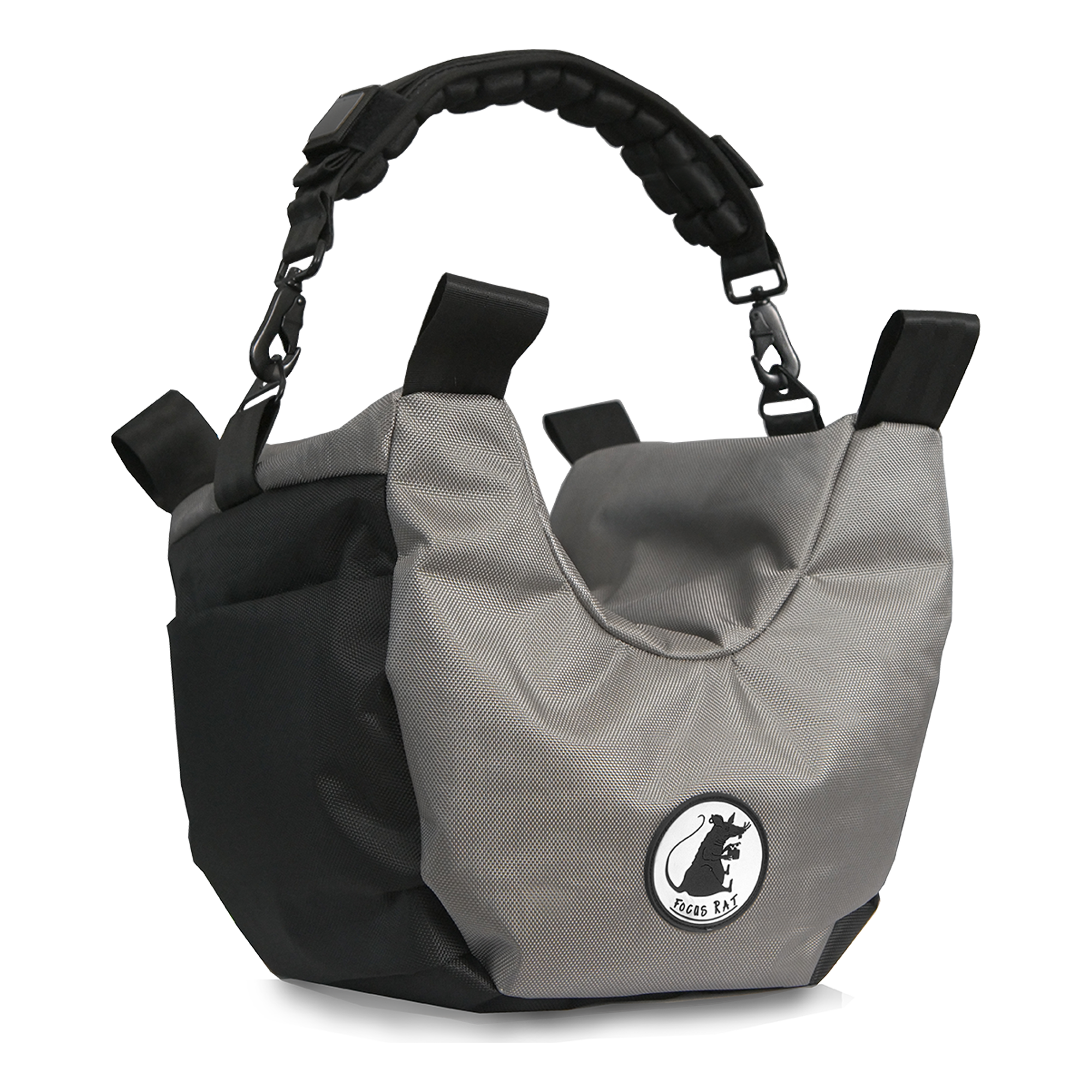 Cine saddle like Steady Bag medium size Platinum Silver colour